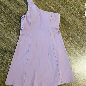 Outdoor voices (unlined) one shoulder dress